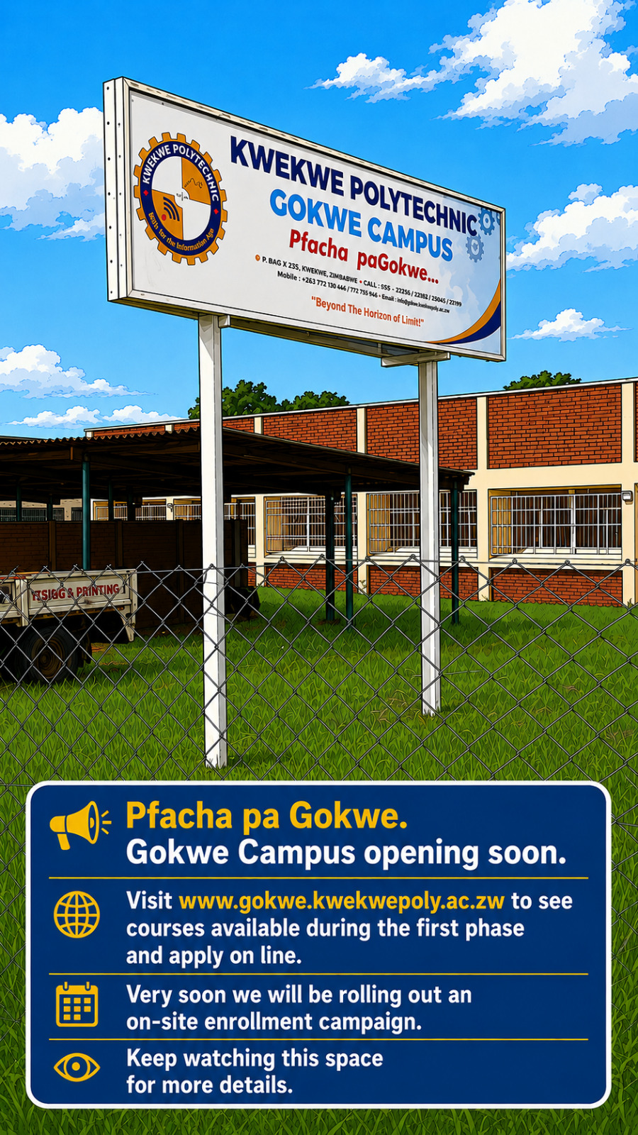 Gokwe Campus opening soon